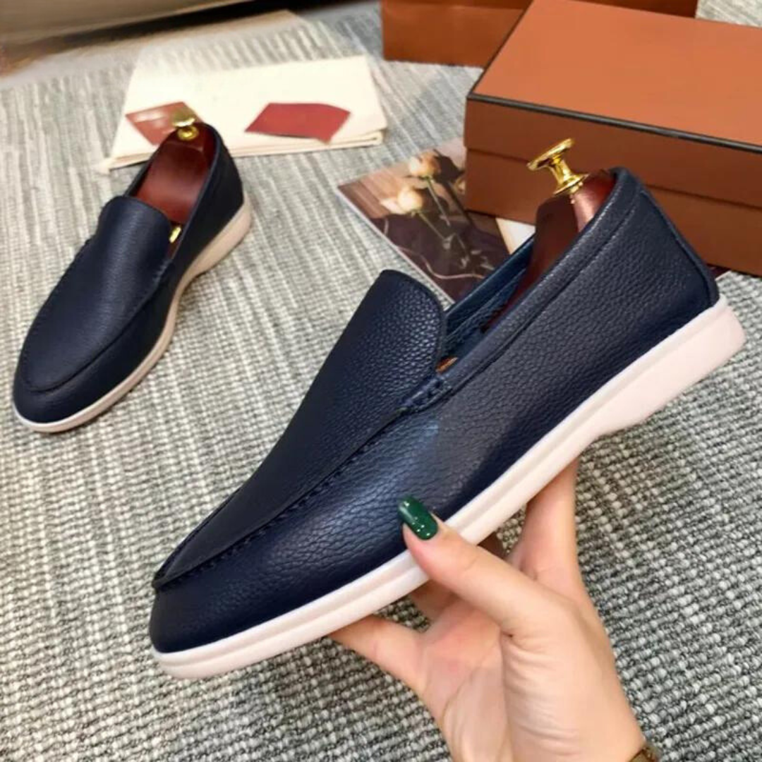 Mocassin en cuir de vache pour hommes