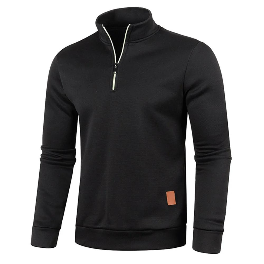 Pull à demi-fermeture à glissière pour hommes