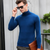 Pull Slim à col roulé pour hommes