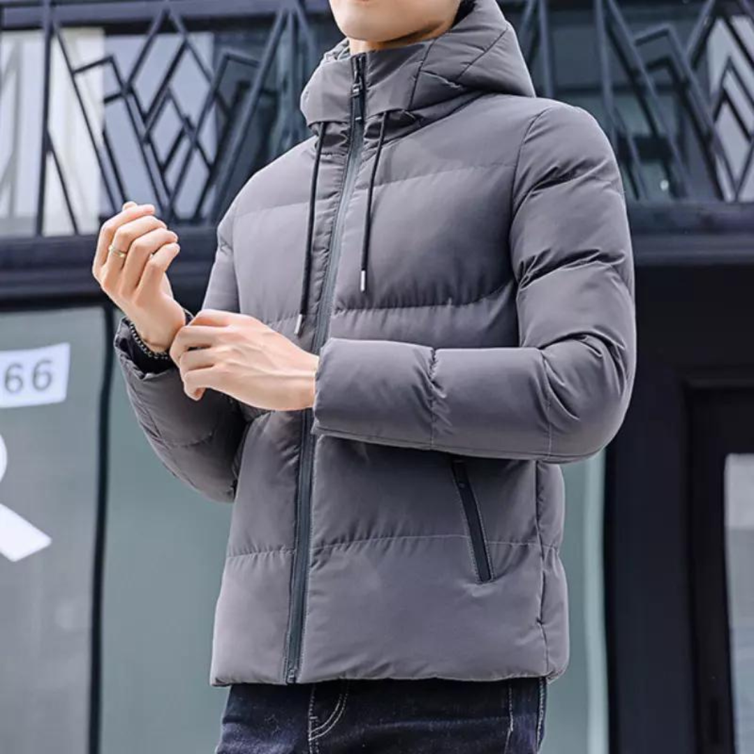 Veste chaude à capuche pour hommes