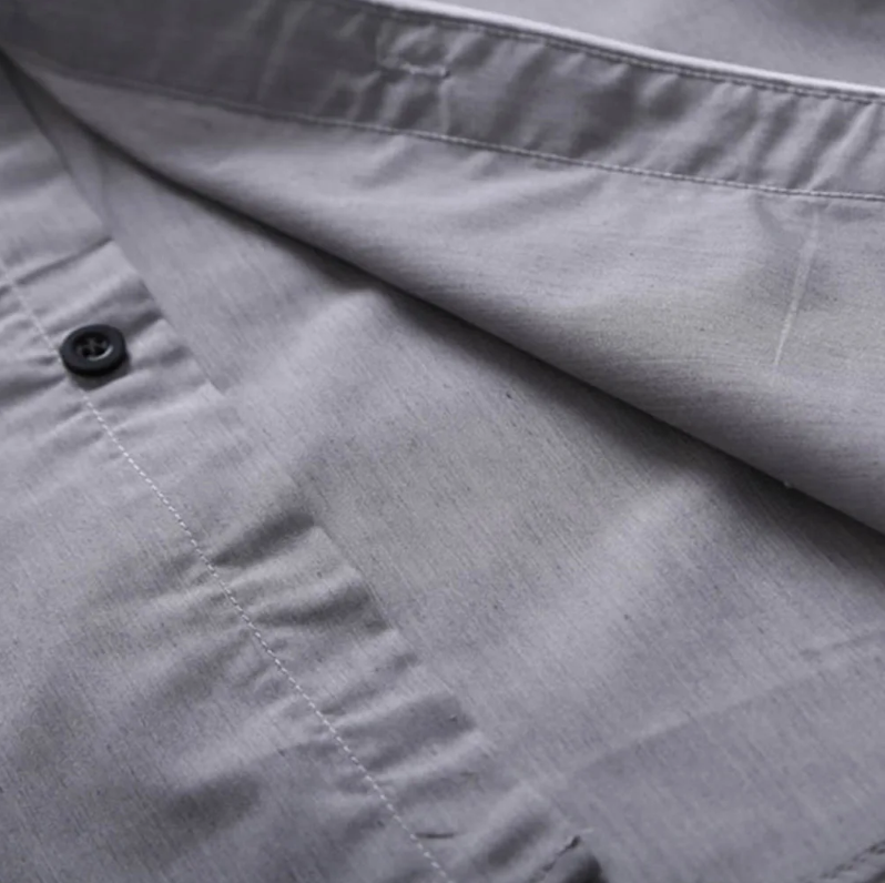 Chemisier slim à manches longues pour hommes
