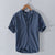 Variant image for Chemise Homme Manches Courtes Style Décontracté en Lin Respirant-17
