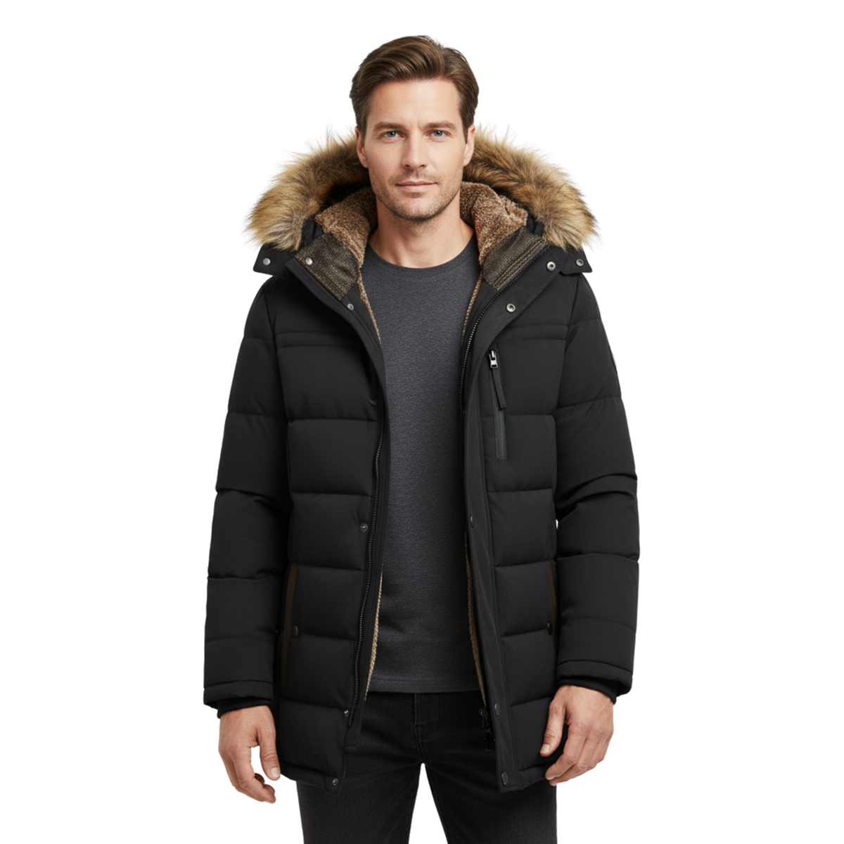 Parka Femme Imperméable avec Doublure Polaire