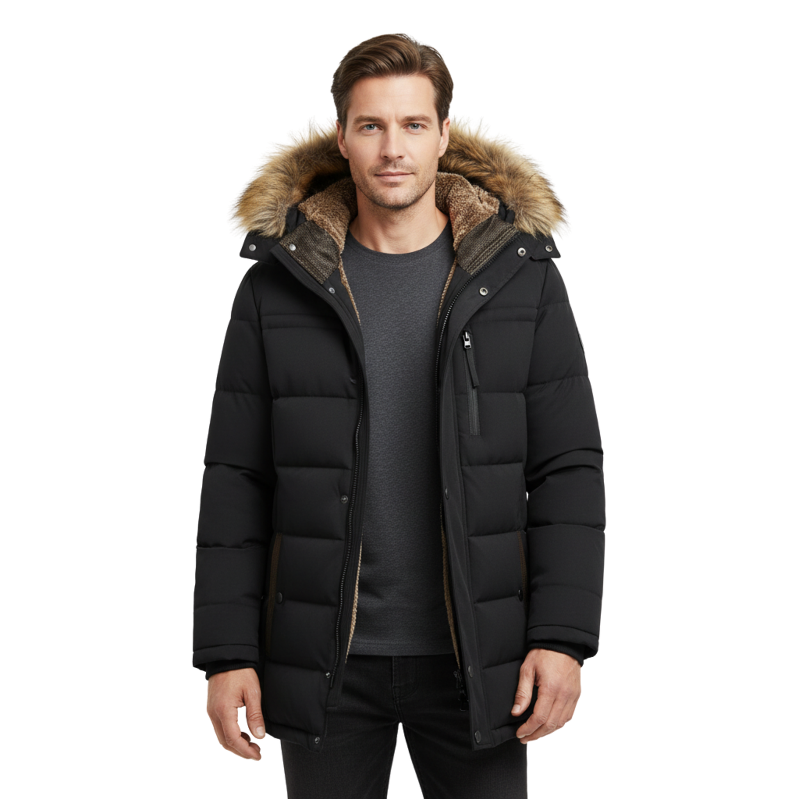 Parka Femme Imperméable avec Doublure Polaire