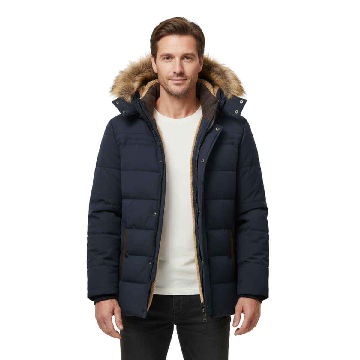 Parka Femme Imperméable avec Doublure Polaire