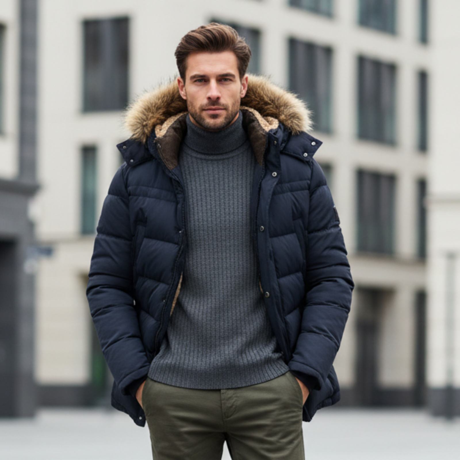 Parka Femme Imperméable avec Doublure Polaire