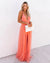Robe Longue Femme Élégante Fluide Tissu Léger-6