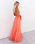 Robe Longue Femme Élégante Fluide Tissu Léger-3