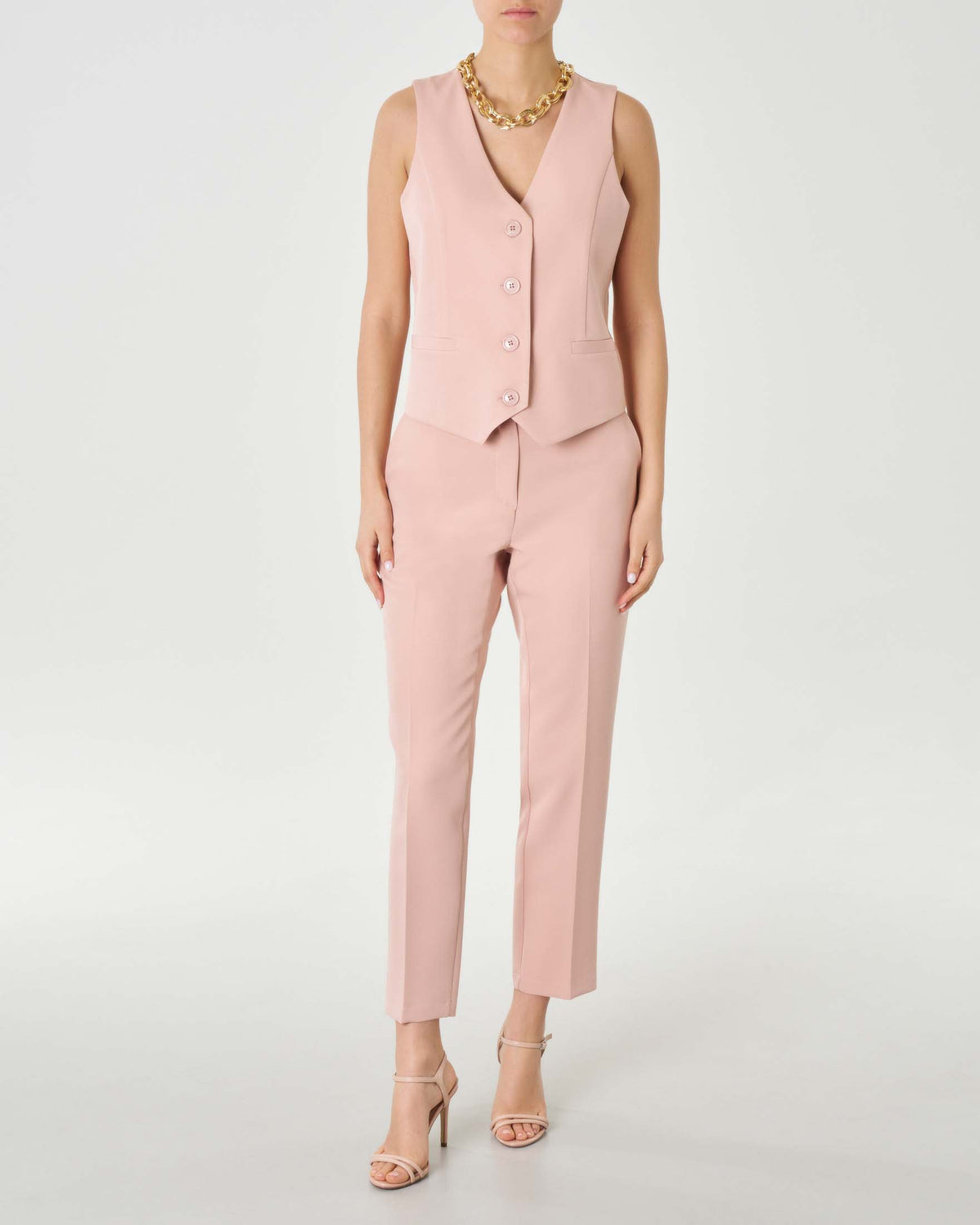 Débardeur tendance et pantalon droit élégant pour femmes