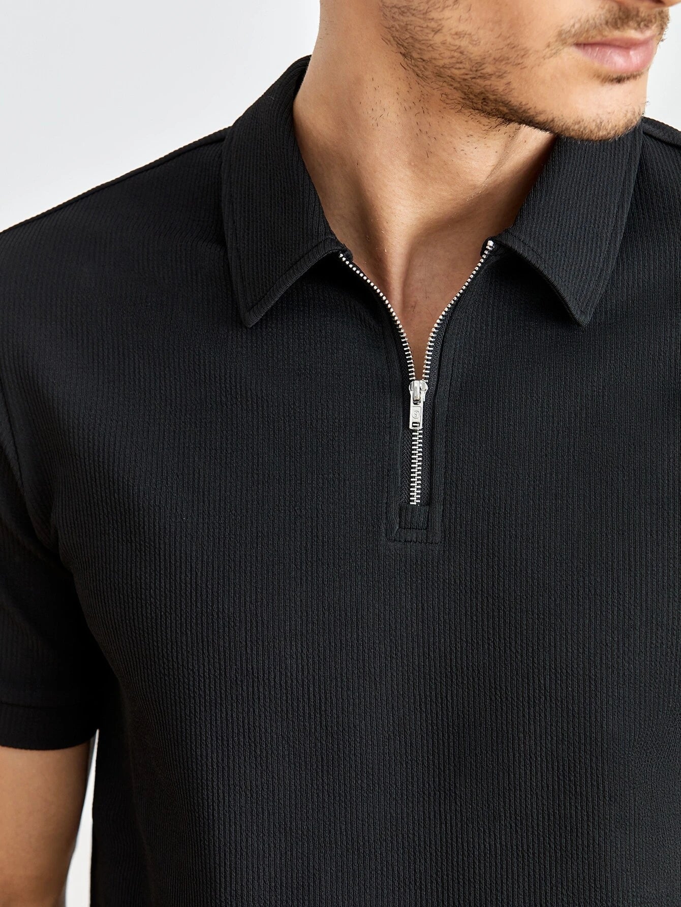 Polo Homme Manches Courtes Élégant 100% Coton avec Col Chic 3