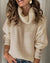 Variant image for Pull Femme Longs Manches Confortable en Mélange de Fibres Douces-21