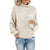 Variant image for Pull Col Roulé Femme Élégant en Laine Chaude-2