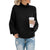 Variant image for Pull Col Roulé Femme Élégant en Laine Chaude-17