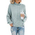 Variant image for Pull Col Roulé Femme Élégant en Laine Chaude-13