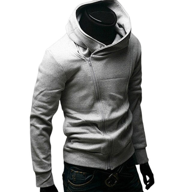 Variant image for Sweat Shirt Homme Zippé Moderne en Coton Doux-2