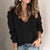Variant image for Cardigan Femme Tricot Col en V Profond Manches Longues Acrylique-16