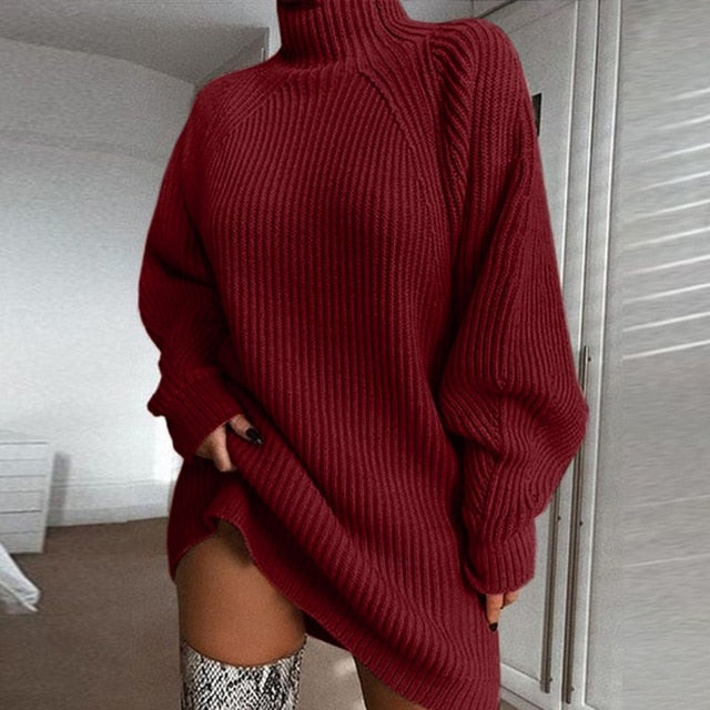 Variant image for Pull Femme Chaleureux à Tricoter Automne Hiver-16