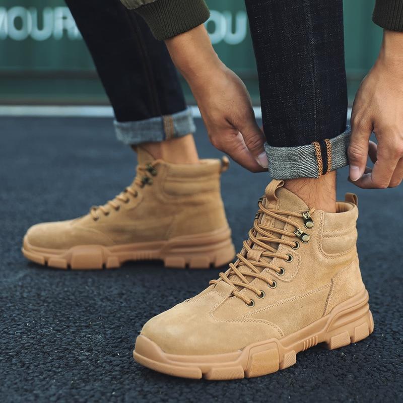 Variant image for Bottes Homme Cuir Élégantes Confortables en Cuir Véritable-13