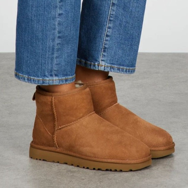 Bottes Hiver Femme Mini Confort Doublure Fourrée-5