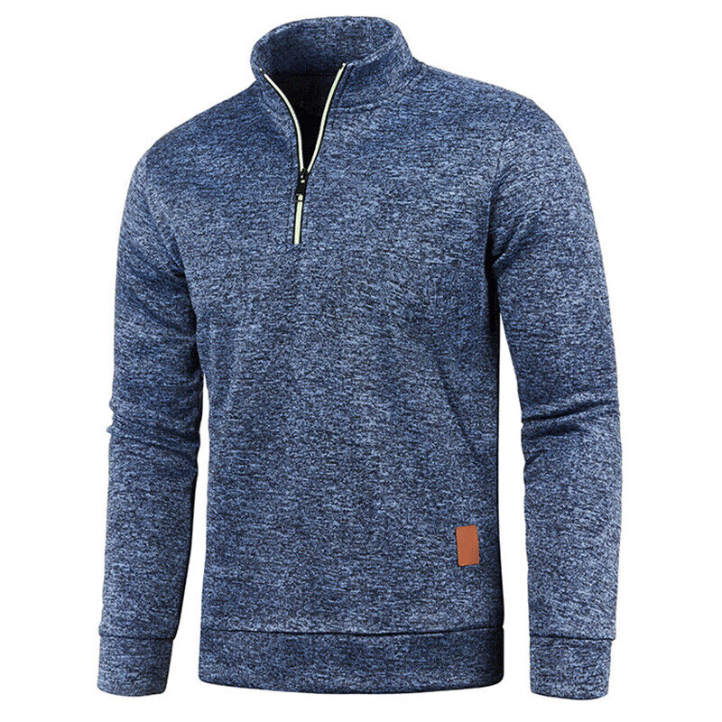 Pull à demi-fermeture à glissière pour hommes
