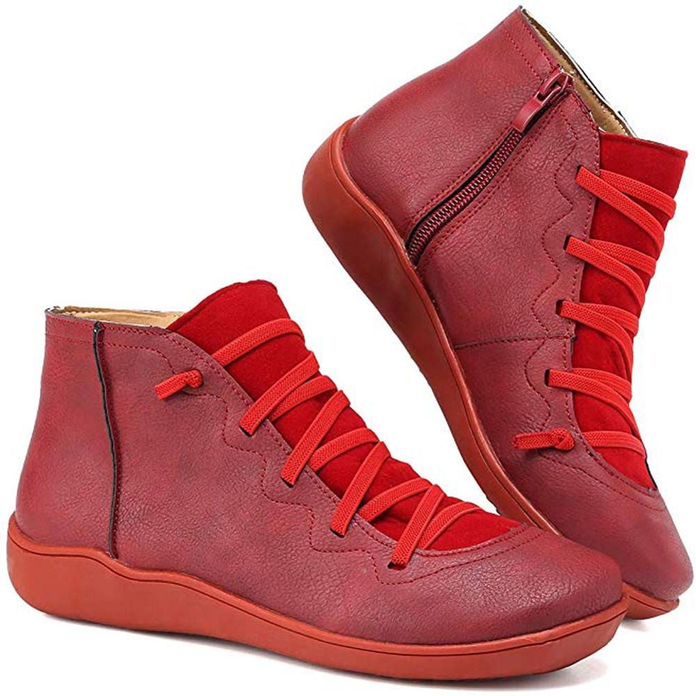 Bottines Femme Élégantes en Cuir Artificiel Design Chic et Confortable 2