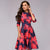 Variant image for Robe Femme Midi Élégante Rétro 100% Polyester-17