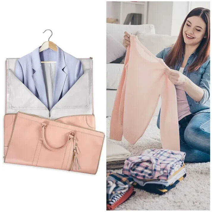 Variant image for Sac de Voyage Femme Noir Pliable Cuir PU Pratique-1