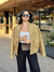 Veste à paillettes dorées pour femmes