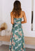 Robe Longue Femme à Fleurs Tissu Léger Élégante-3