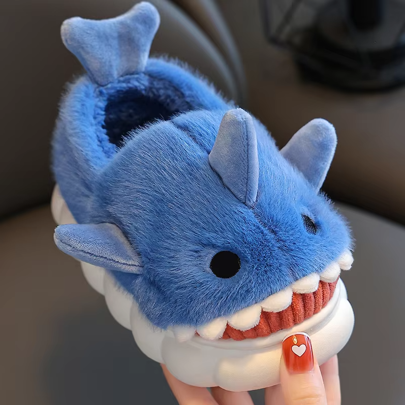 Chausson requin antidérapant pour enfants