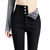 Jeans Skinny Thermique Taille Haute