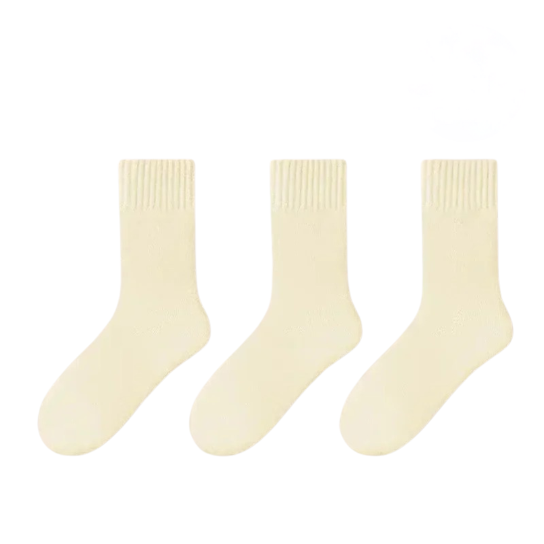 Chaussettes chaudes en laine pour l'hiver (3 paires)