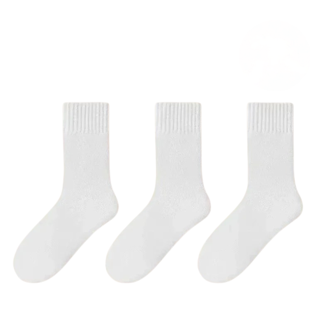 Chaussettes chaudes en laine pour l'hiver (3 paires)