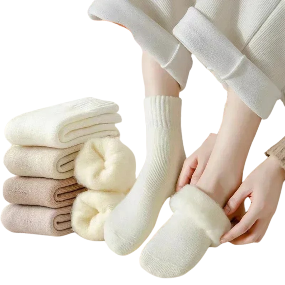 Chaussettes chaudes en laine pour l'hiver (3 paires)