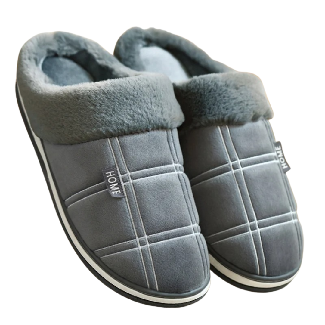Chaussons d'intérieur Flock à rayures pour hommes