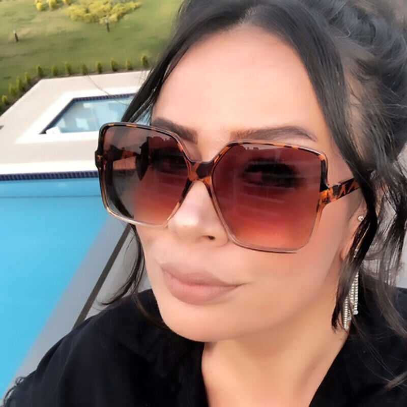 Lunettes de soleil carrées surdimensionnées