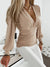 Variant image for Haut Femme Chic à Manches Longues en Polyester avec Détails en V-9
