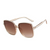 Lunettes de soleil carrées surdimensionnées