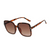 Lunettes de soleil carrées surdimensionnées