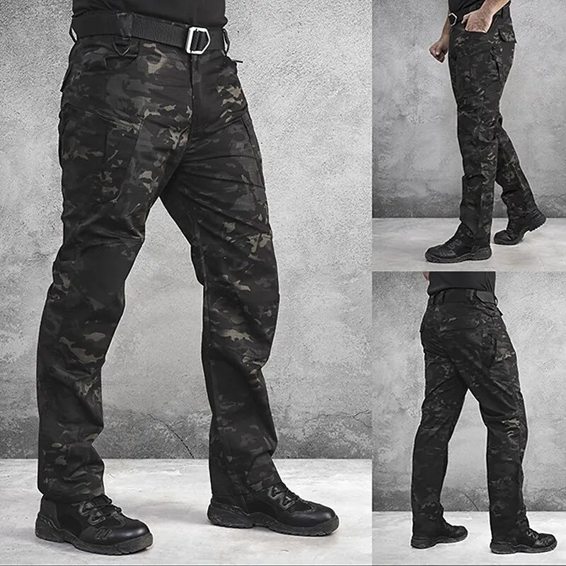 Variant image for Pantalon Cargo Homme Tactique Contemporain 100% Coton-1