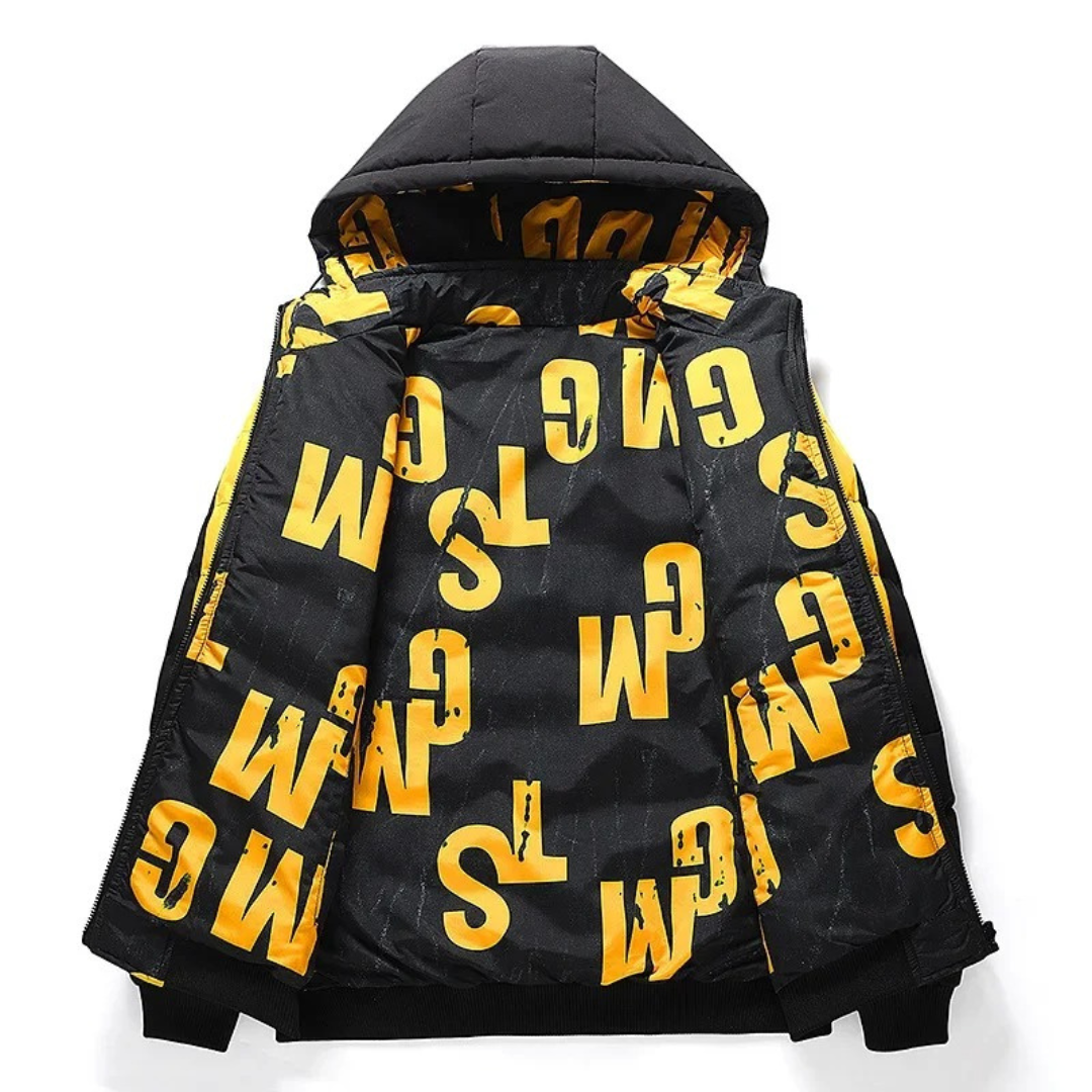 Veste d'hiver réversible pour hommes