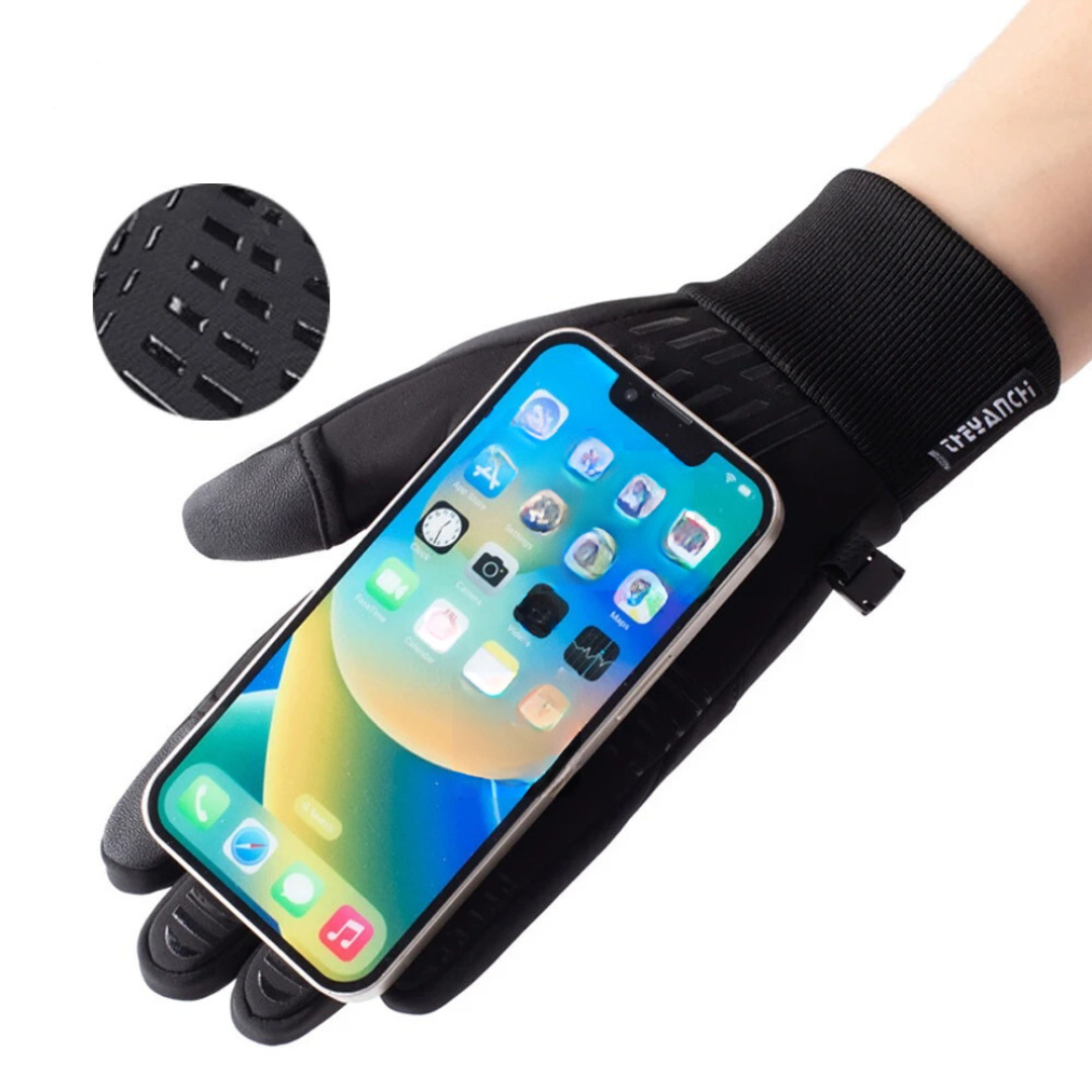 Gants imperméables à écran tactile avec poche