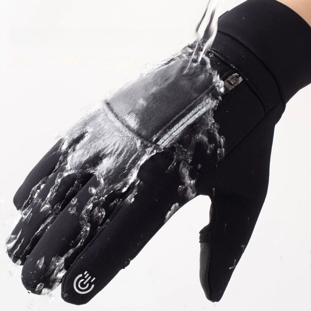 Gants imperméables à écran tactile avec poche