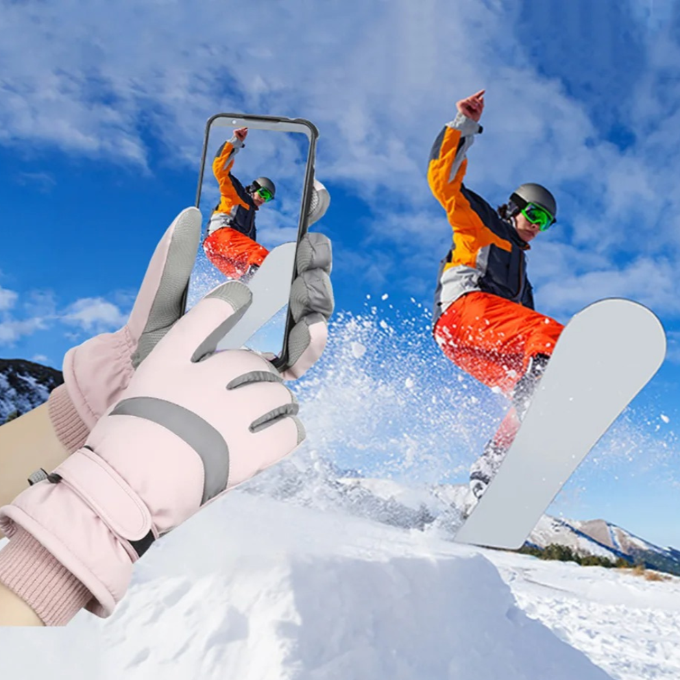 Gants de neige thermiques imperméables pour femmes