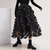 Jupe en maille de tulle à pois 3D pour femmes