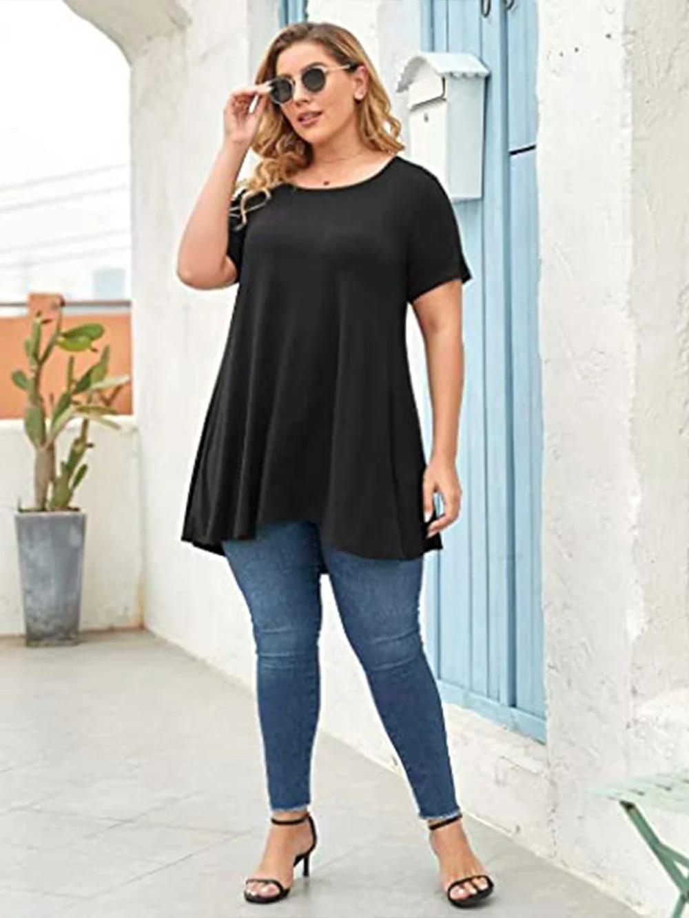 Tops Tuniques Fluides Plus Size