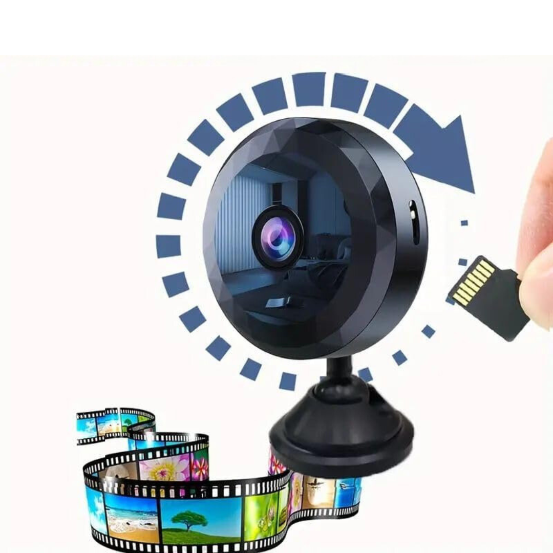 Caméra de sécurité sans fil 1080P HD compacte