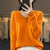 Pull en laine à col en V pour femmes