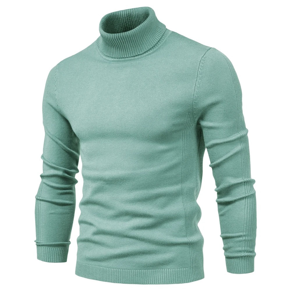 Pull Slim à col roulé pour hommes