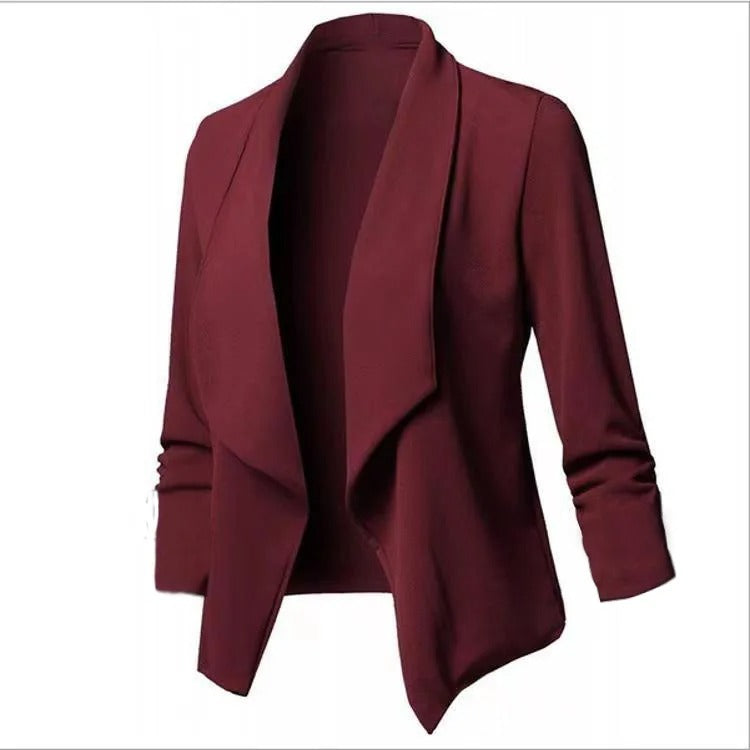 Blazer ouvert surdimensionné pour femmes